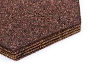 Kork Platten Hexagon Negro - 4