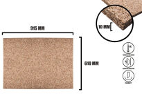 Korkplatte 10mm (915x610mm) – feinkörnig - 2