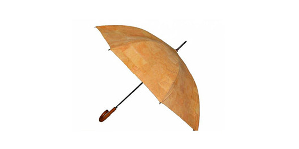 Regenschirm aus Naturkork